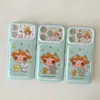 Ins estilo coreano cuerda de mano de jade pequeña con fondo azul láser adecuada para funda de teléfono Apple 18promax 16 15 nuevo