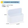 Caja de Almacenamiento Magnética Pizarra Blanca Pizarra Negra Caja de Almacenamiento para Tiza Soluble en Agua Podio Multifuncional Caja de Almacenamiento para Portalápices de Plástico
