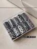 Conjunto Caixa Transfronteiriço com 10 Adesivos de Transferência para Unhas Estilo Francês Zebra, Panda, Coração e Estrela Decoração de Unhas Atacado