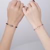 Nuevas Pulseras Entrelazadas para Parejas para Hombre y Mujer, Regalos de San Valentín, Pulseras de Moda Geométricas de Doble Anillo