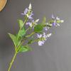 Flor Simulada, Flor Pássaro Roxa, Incenso Jiuli, Galho de Osmanthus, Flor Artificial Única, Adereços para Casamento, Mobiliário, Fotografia, Ornamentos Decorativos Atacado