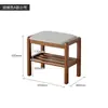Banqueta para Cambiar Zapatos de Madera Maciza para Entrada de Casa, Banco para Zapatos con Cojín Suave, Banco para Sentarse y Ponerse Zapatos de Madera de Haya Nórdica, Banco para Probarse Zapatos de Entrada