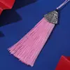 Fábrica Vende Sombrero de Boca de Pez de 8 cm DIY Borla Abanico Colgante Accesorios Marcapáginas Borla Ropa Saquito para Incienso Borla Nudo Chino