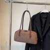 Bolso Retro de Gamuza Estilo Otoño e Invierno para Mujer 2026 Nuevo Bolso Esmerilado de Hombro Debajo del Brazo Bolso de Mano de Moda Bolso Baguette