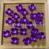 Flor Feliz Colorida Material Pérola Colorida Pétalas de Trevo de Quatro Folhas Peça de Flor abs Pérola de Imitação diy Flor Popular Bordada à Mão