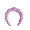 Diadema Cruzada Sencilla Nube Parte Superior Alta de la Cabeza Tela de Toalla Torcida Diadema para Lavado de Cara Amazon Care Juego de Tres Piezas para Mujeres