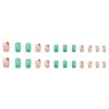 Primavera sentindo esmalte macio ponta do dedo um toque de verde é Sprout White desgaste suave unhas terminadas unhas postiças