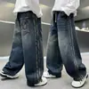 Ropa Infantil Niños Pantalones Estilo Primavera y Otoño 2026 Ropa Nueva de Otoño Jeans Casual Niño Niños Medianos y Mayores Pantalones Largos de Otoño