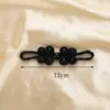 Botones Qipao, Botones Tejidos Hanfu de Perlas Cosidos a Mano, Botones de Placa con Perlas, Botones Decorativos, Botones de Placa de Perlas Hechos a Mano