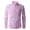 Camisas de Manga Larga para Hombre Transfronterizas Talla Europea En Stock Listo Inventario En Stock Listo Entrega Mismo Día Etiqueta Lavada en Inglés