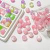 [Caramelo colorido] Cuentas redondas acrílicas imitación ojo de gato diy hechas a mano cuentas sueltas accesorios pulsera materiales de joyería