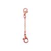 Cadena de collar de cadena de cola de hebilla de langosta de doble cabeza de aleación directa de fábrica, cuerda de mano, cadena de extensión de cuerda de cuero, accesorios de joyería