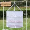 Cesta Colgante para Secar Verduras Cubierta de Malla a Prueba de Viento y Mosquitos Secado de Verduras Pescado Seco Plegable Red para Secar Ropa del Hogar Venta al por Mayor