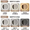 Espejo Inteligente Espejo de Maquillaje LED Montado en la Pared Pantalla Táctil Luminosa Espejo de Baño Antivaho con Luz Espejo de Baño Redondo