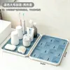 Bandeja de Drenagem para Lavatório Retangular BNBSR, Bandeja Permeável para Armazenamento de Sabonete e Escova de Dentes em Bancada de Banheiro