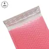 Bolsa de Burbujas Engrosada de Película Coextruida Rosa para Empaque Express, Bolsa Sobre para Empaque de Ropa, Bolsa de Espuma Autoadhesiva Auto-Sellante, Hecho a Medida