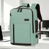 Mochila de negocios para mujer, mochila escolar para estudiante de secundaria para hombre, bolsa para portátil para commuter, mochila de viaje versátil de gran capacidad con bloqueo de color