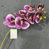 Flor artificial Phalaenopsis avançada de 7 cabeças com sensação de úmido flor artificial feita à mão adereços de fotografia para filme de casamento e vestido de mão