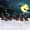 Decoraciones de Halloween árbol demonio adornos de micro paisajismo calabaza divertida fantasma de terror decoración de escena de escritorio
