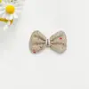 Cinta de cuero con purpurina y lazo para pinzas de pelo infantiles hechas a mano DIY, decoración de ropa para mascotas y muñecas, accesorios semiacabados