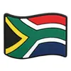 Parche de bandera transfronteriza de goma blanda de PVC tamaño pequeño decoración plana periféricos culturales y creativos funda de auriculares broche accesorios para joyería DIY