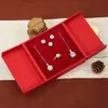 Caja de Regalo Heritage Cinturón Dorado con Acabado de Alta Gama, Etiqueta Dorada de Trébol de Cuatro Hojas, Joyero de Doble Apertura para Guardar Collares y Anillos, Al por Mayor en Stock