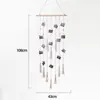 Tapeçaria Estilo Boho Ins, Pendente de Parede para Fotos Tecido à Mão, Decoração de Parede para Casa, Tapeçaria Tecida com Franjas