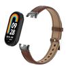 Adequado para pulseira de milheto 8 conector de metal + crocodilo grão de couro pulseira milheto 8NFC moda universal