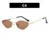 Gafas de Sol Metálicas con Forma de Diamante de Moda 2024 Nuevas Sencillas Gafas de Sol para Playa Gafas de Sol Estilo Celebridad de Internet para Mujer