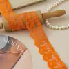 Pinza para el pelo con lazo suave de doble cara colorido de 4 cm de ancho, malla de bordado soluble en agua de seda de leche, accesorios para juguetes