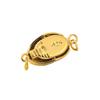 Cierre de Cobre Chapado en Oro de 18K Accesorios Fuerte Retención de Color Hecho a Mano DIY Pulsera de Perlas Collar Conector Cierre Lingote Venta al por Mayor