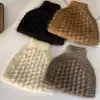 Nueva Banda de Pelo Tejida Cálida de Otoño e Invierno Accesorios para el Cabello de Terciopelo de Ardilla Diadema de Borde Ancho Protección para los Oídos Banda de Pelo Cálida Gorro Cortavientos