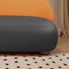 Sofá doble estilo francés crema para apartamento pequeño, dormitorio, salón de belleza, recepción, internet, popular.