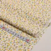 Serie de color amarillo tela de sarga estampada tela para manualidades hecha a mano tela para ropa tela para ropa de cama infantil para el hogar