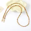 Moda Nueva Tira de Tela Pintada Cadena de Metal Colgante Llavero Bolso Cruzado Cadena Decoración Cadena Colgante Accesorio