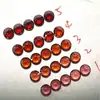Suministro Directo de Fábrica de Granate Rojo Natural Granate Rosa Claro Piedras para Joyería Facetadas de 0.9 mm a 5 mm