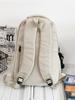 Mochila estilo campus Ins simples para todas as combinações, grande capacidade, estilo coreano Ins, mochila de estudante júnior, sênior, ensino médio, de alto valor