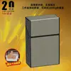 Estuche Recargable para Cigarrillos Dx7L Integrado a Prueba de Viento para 20 Cigarrillos Tapa Abatible a Prueba de Humedad Estuche para Cigarrillos Zhonghua Hogar Liqun