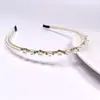 Nueva Diadema de Perlas y Diamantes Lujo Ligero Super Hada para Bebé Flequillo Hecha a Mano Metal de Gama Alta Adorno para la Cabeza Venta al por Mayor para Mujeres