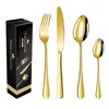 26 Modelos Nuevos de Vajilla de Acero Inoxidable 1010 Transfronteriza Juego de 16/24/30 Piezas Vajilla Occidental Cuchillo para Bistec, Tenedor, Cuchara Juego en Caja de Regalo
