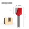 Fresa de Topo com 6 Cortes Fresa de Topo com 1/4 de Corte Fresa de Topo Fundo Vermelho Fresa para Madeira Fresa para Rebaixo Fresa para Chanfro Inferior Fresa para Mesa Fresa Tupia