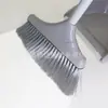 Novo Conjunto de Vassoura e Pá de Lixo Combinação Doméstica Vassoura de Cabelo Macio Pá de Lixo Antiaderente Pá de Lixo Vassoura Limpeza