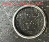Pulseira de Aço Inoxidável Personalizada, Anel Redondo Vazado Retrô Liso de Alta Qualidade, Pulseira Feminina, Pulseira, Joias de Aço Titânio