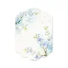 Marcador de Página Série Flores Estilo Nacional Materiais DIY Feitos à Mão para Diário Marcador de Página Presente Artístico Cartão Marcador de Página Escrevível Marcador de Página Estilo Antigo