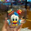 Vaso para cepillo de dientes infantil de dibujos animados, creativo, transparente, acrílico, para gárgaras, para el hogar, para pareja, lindo, con diamantes, vaso dental