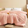 Fibra de soja grado A, modificada con 20% de proteína, lavable a máquina, engrosada, adecuada para estudiantes de dormitorio, manta de invierno, manta de regalo, se vende al por mayor