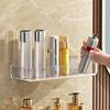 Estante de almacenamiento de baño de acrílico, inodoro de baño, lavabo de pared sin agujeros, estante de almacenamiento de cosméticos de pared