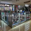 Gabinetes de Exhibición de Joyería Personalizados para Puestos Múltiples en Centros Comerciales, Gabinetes de Exhibición para Tiendas Pop-Up de Tendencia Especializadas