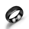 Anillo de Acero de Titanio de Venta Caliente Transfronterizo Moda Europea y Americana Anillo de Pareja Esmerilado Popular Joyería de Mano Suministro de Fábrica Venta al por Mayor