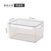 Caja de Almacenamiento Transparente para Sala de Estar y Balcón, Caja de Almacenamiento Doméstica con Tapa para Organizar Ropa